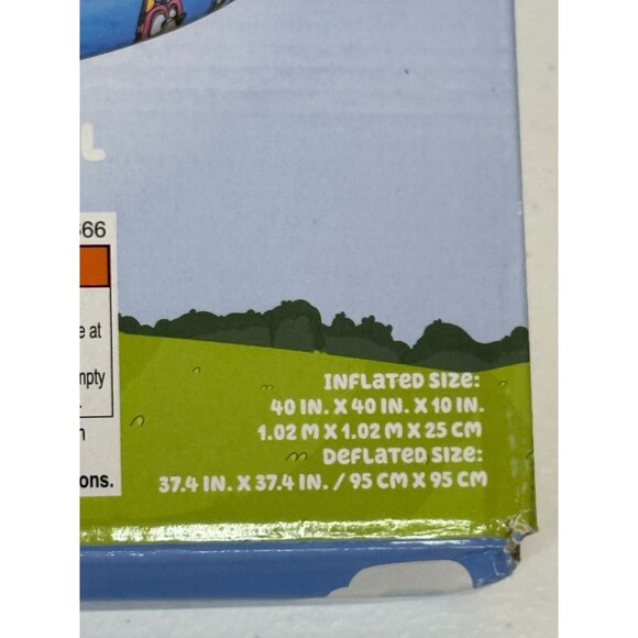 Bluey Inflatable Kiddie Pool 40" 3 Ring Summer Outdoor Water Play Toy - Picture 4 of 4